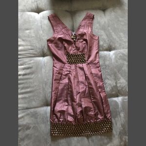 bebe Beaded Purple Dress XS 💜
